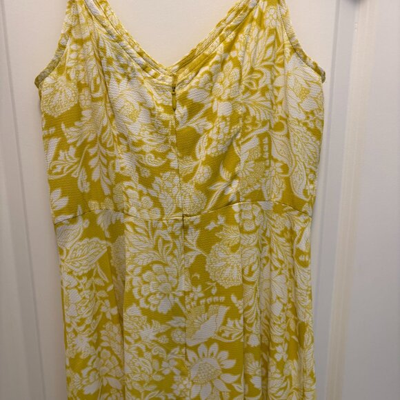 MSK Maxi Sundress Size Small Yellow EUC - Picture 5 of 9